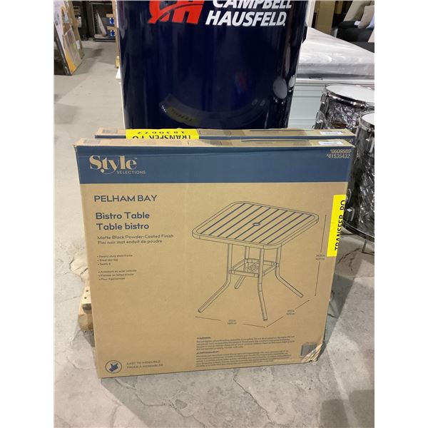 Style Selections Pelham Bay Bistro Table (29.5in x 29.5in x 29.25in)