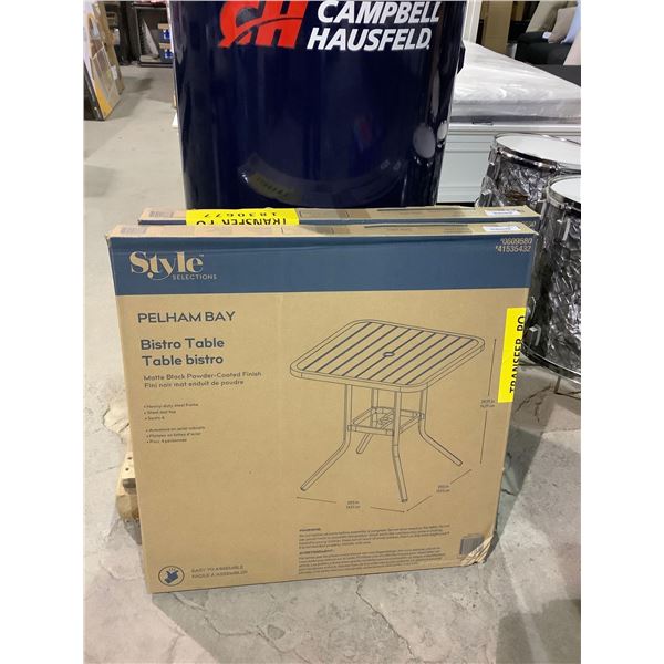 Style Selections Pelham Bay Bistro Table (29.5in x 29.5in x 29.25in)