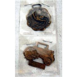 Case L fob & Aultman Taylor watch fob