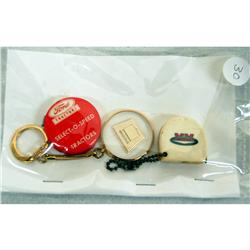 Ford tape; M.M. tape; Oliver key ring