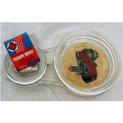 A-C Tex rope drive glass ashtray