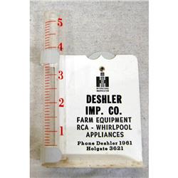 50’s I.H. Rain gauge