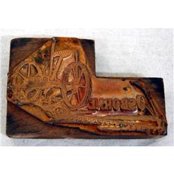 Osborne mower print block