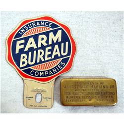 Janesville match safe & license plate sign