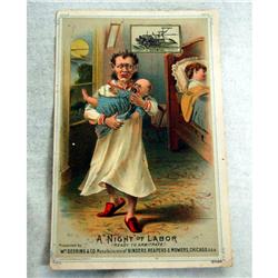 Deering “Night of Labor” trade card