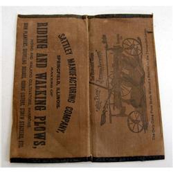 Sattley 1899 cloth pocket ledger w/paper
