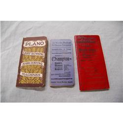 Plano, Rock Island, Champion pocket ledgers