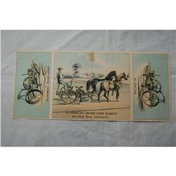 Folding card, farmers friend corn planter
