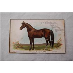 Osborne maxie cobb trade card