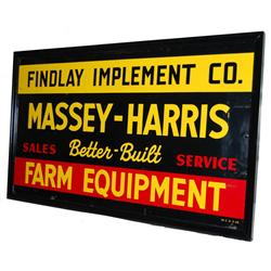 1950’s Massey-Harris sign, 5’x3’