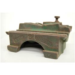 John Deere cast iron sickle knife anvil