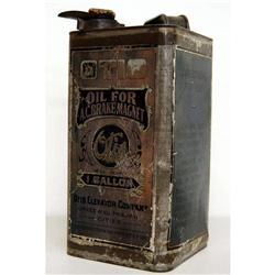 Otis elevator 1 gallon oil can