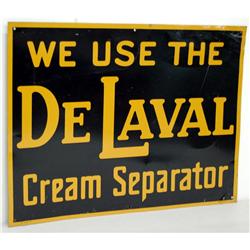 We Use DeLaval cream separator sign