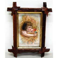 Framed trade card Milwaukee Harvester