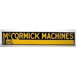 McCormick machines sign