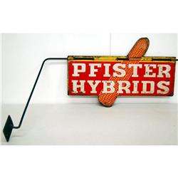 Phister Hybrid barn sign w/corn