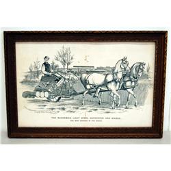 McCormick binder print framed