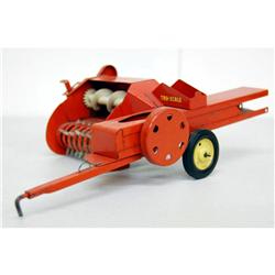 Tru Scale yellow wheel baler