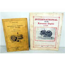 I.H. type M engine manual & brochure