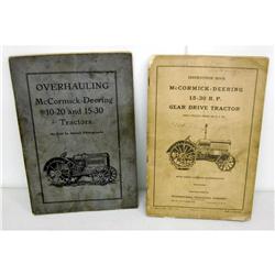 McCormick Deering 10-20/15-30 manuals