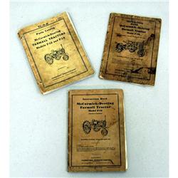 Farmall F-12, F-20, F-14 manual