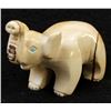 Image 3 : Zuni Travertine Elephant Fetish by Hiram Peynetsa