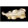Image 8 : Zuni Travertine Elephant Fetish by Hiram Peynetsa
