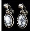 Image 2 : Taxco Sterling Leverback Clip-On Earrings