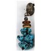 Image 3 : Turquoise Nugget & Bead Earrings