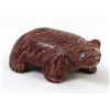 Image 1 : Native American Navajo Pipestone Badger Fetish by Sammy Smith