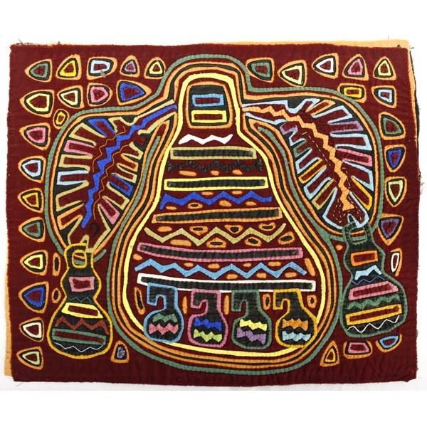 South American Kuna Indian Mola Tapestry