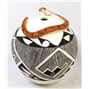 Image 1 : Vintage Acoma Polychrome Pottery Seed Jar, Histia