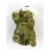 Image 9 : Chinese Carved Serpentine Bear Fetish with Fish