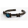 Image 1 : Heavy Cast Metal Turtle & Paua Shell Bracelet