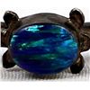 Image 3 : Heavy Cast Metal Turtle & Paua Shell Bracelet