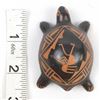 Image 14 : Acoma Hand Painted Ceramic Pottery Turtle, Chino
