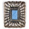 Image 1 : Mexican Sterling Silver Turquoise Pin Pendant
