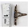 Image 6 : Vintage Navajo Sterling Inlay Ring, Size 7.5
