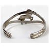 Image 6 : Navajo Sterling Chip Inlay Horse Bracelet