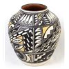Image 1 : Native American Acoma Pottery Jar by J. Gonzalez