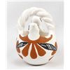 Image 2 : Acoma Miniature Double Bird Pottery Basket