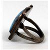 Image 3 : Navajo Old Pawn Sterling Turquoise Ring, Size 9