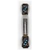 Image 2 : Vintage Navajo Sterling Turquoise Watch Band