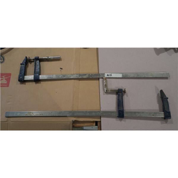 2 36" Wood working Clamps