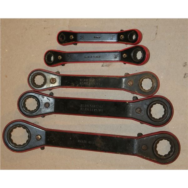 Ratcheting Wrenches, 1/4 -7/8