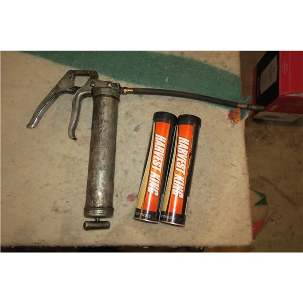 Grease gun + 2 Grease Tubes