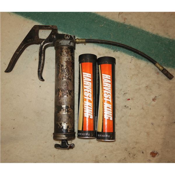 Grease gun + 2 Grease Tubes