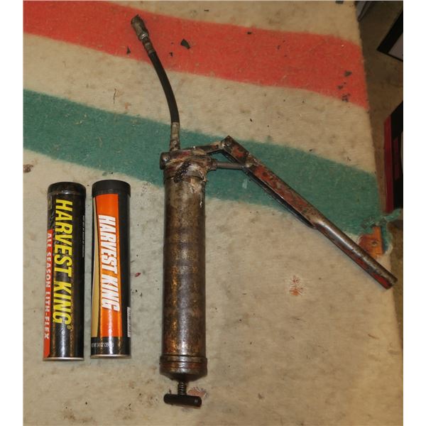 Grease gun + 2 Grease Tubes