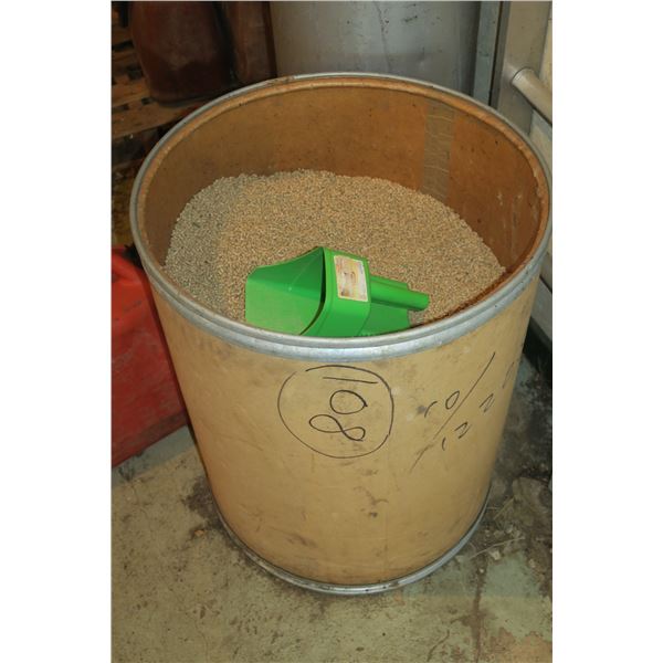 Bin of 18% Pig feed
