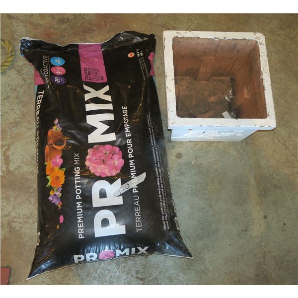 Pro Mix Potting Soil + Pot